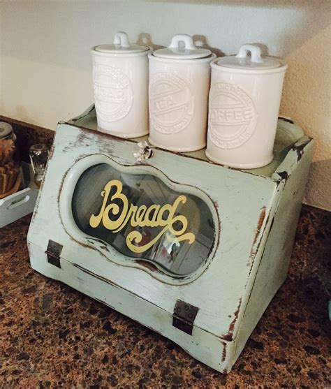 vintage bread box makeover ideas